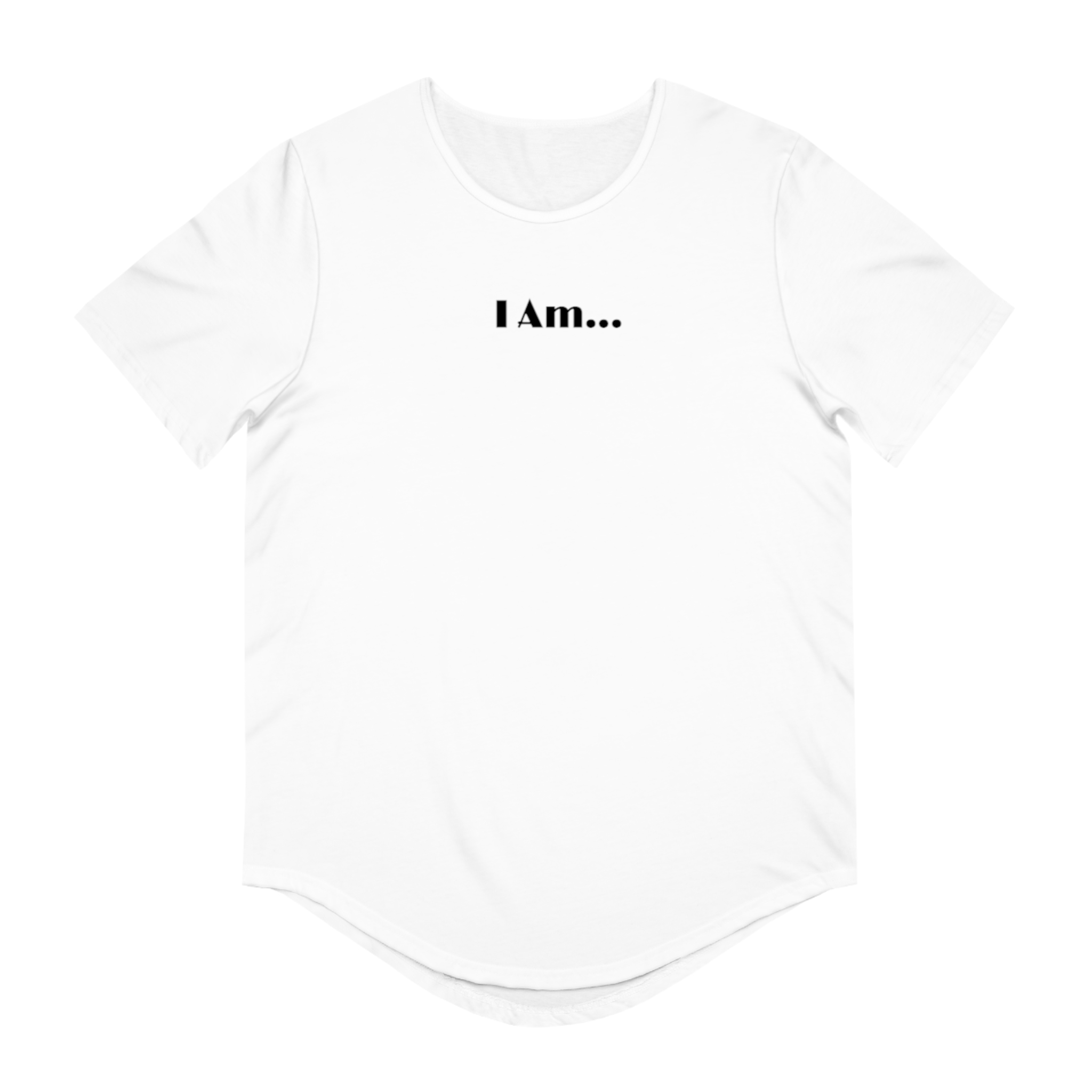 "I Am" Curved Hem Tee - Image 2